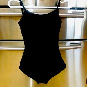 Capezio black dancers bodysuit